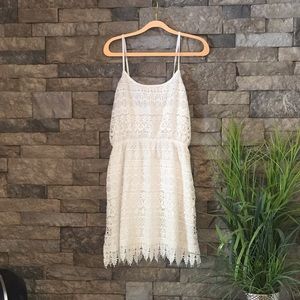 Forever 21 white lace sundress